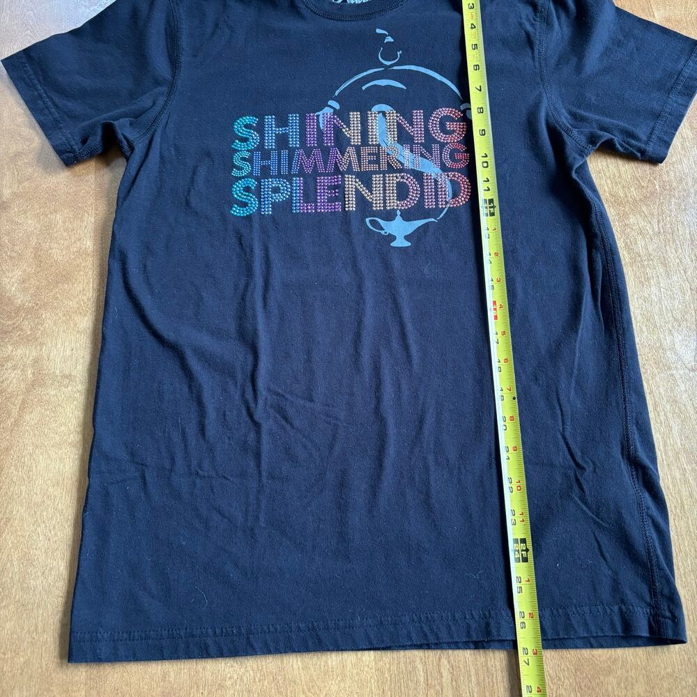 Disney Aladdin Broadway Musical Sequin Genie Lamp T-Shirt Size M - Picture 5 of 5